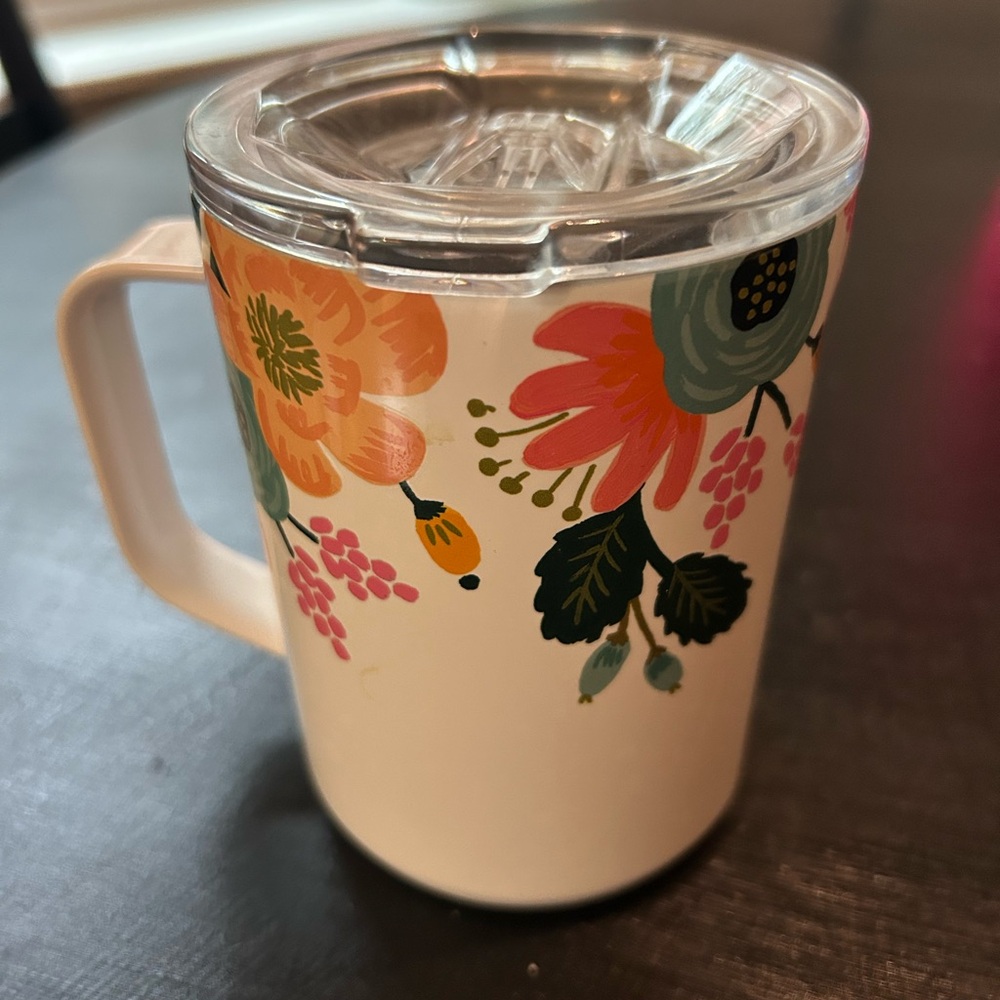 Corkcicle Rifle Paper Mug with Lid
